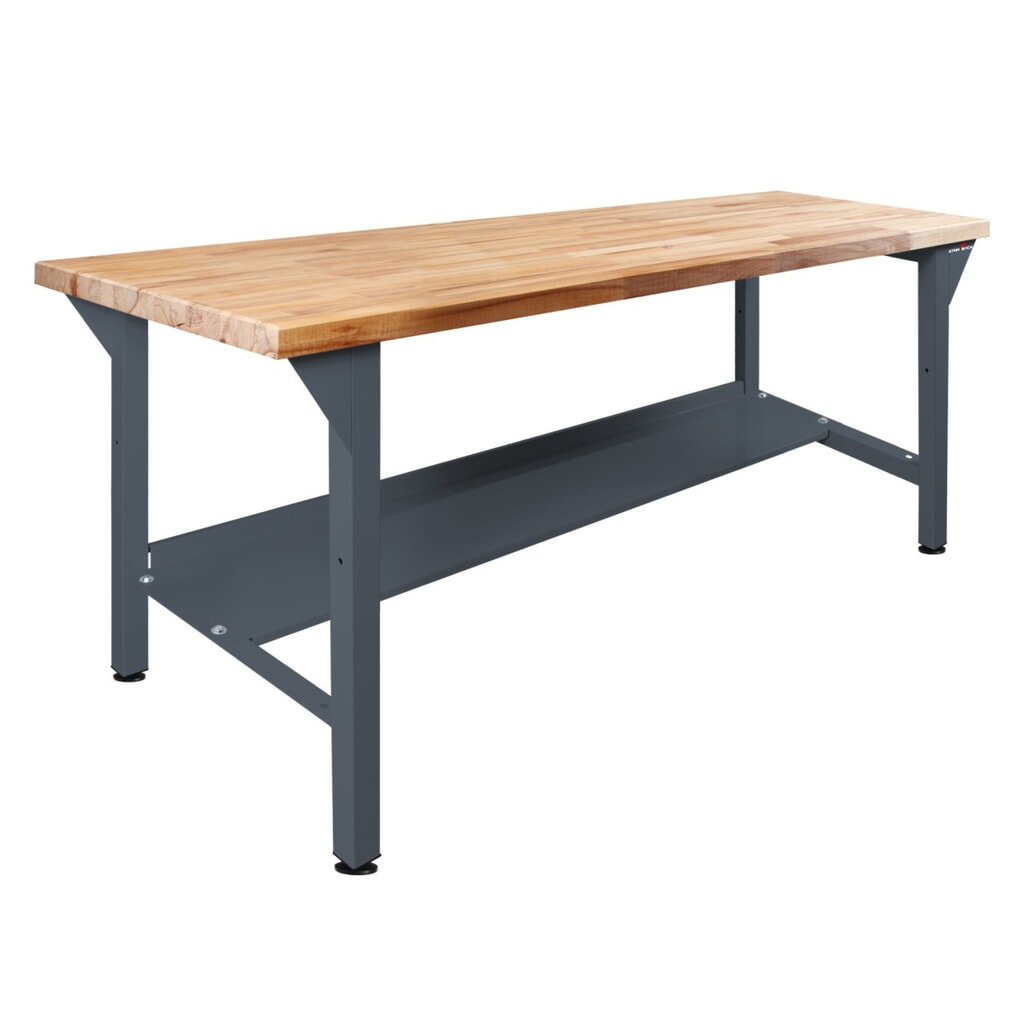Banco da lavoro Steinbock® Original, 1 ripiano, portata 500 kg, AxLxP 850 x 1.500 x 750 mm, RAL 7016 Immagine del prodotto n. 1: Banco da lavoro Steinbock® Original, 1 ripiano, portata 500 kg, AxLxP 850 x 1.500 x 750 mm, RAL 7016