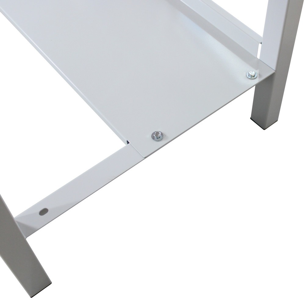 Immagine del prodotto n. 2: Banco da lavoro Steinbock® Original, 1 ripiano, portata 500 kg, AxLxP 850 x 1.500 x 750 mm, RAL 7035