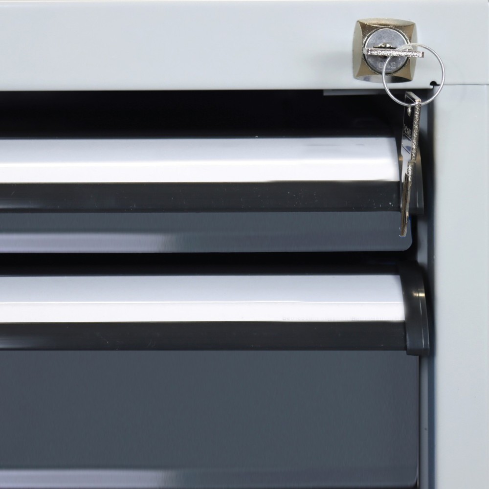 Immagine del prodotto n. 5: Banco da lavoro Steinbock® Pro, 3 cassetti, 1 ripiano, portata 500 kg, AxLxP 850 x 2.000 x 750 mm, RAL 7016