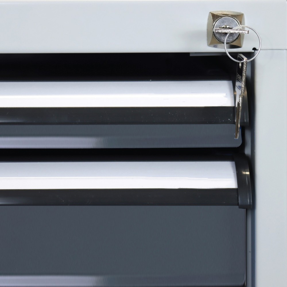 Immagine del prodotto n. 4: Banco da lavoro Steinbock® Pro, 6 cassetti, portata 500 kg, AxLxP 850 x 2.000 x 750 mm, RAL 7016