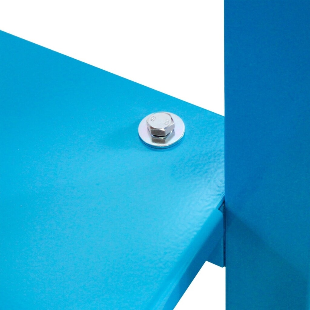 Banco da lavoro Steinbock® Pro, 3 cassetti, 1 ripiano, portata 500 kg, AxLxP 850 x 1.500 x 750 mm, RAL 5012 Immagine del prodotto n. 5: Banco da lavoro Steinbock® Pro, 3 cassetti, 1 ripiano, portata 500 kg, AxLxP 850 x 1.500 x 750 mm, RAL 5012