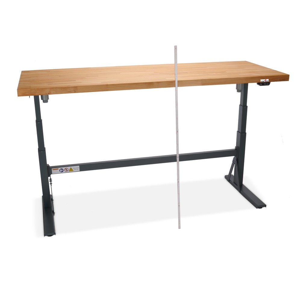 Immagine del prodotto n. 4: Banco da lavoro Steinbock® regolabile elettricamente in altezza e-Adjust, AxLxP 700-1.170 x 2.000 x 750 mm, portata 350 kg