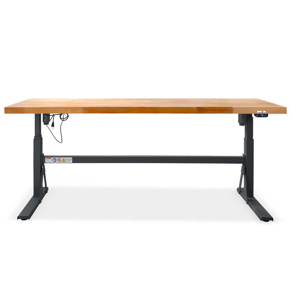 Immagine del prodotto: Banco da lavoro Steinbock® regolabile elettricamente in altezza e-Adjust, AxLxP 700-1.170 x 2.000 x 750 mm, portata 350 kg