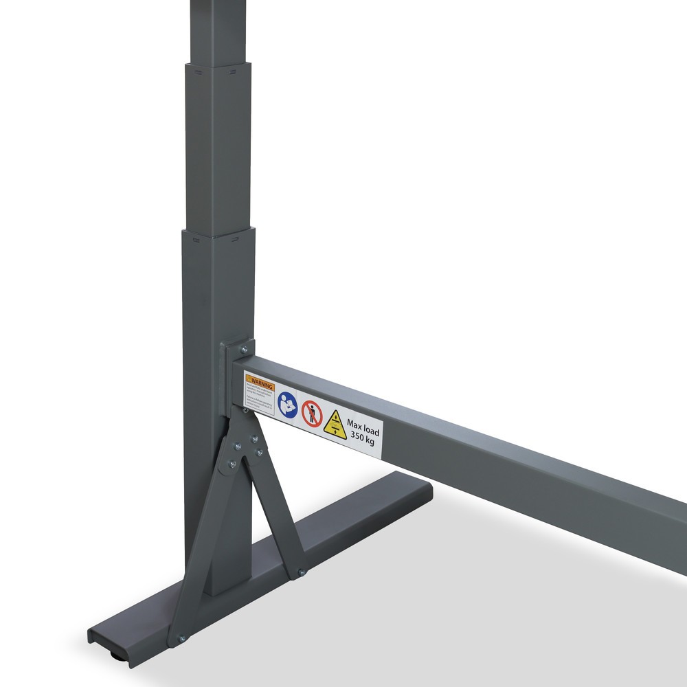 Immagine del prodotto n. 8: Banco da lavoro Steinbock® regolabile elettricamente in altezza e-Adjust, con pannello forato, AxLxP 700-1.170 x 2.000 x 750 mm, portata 350 kg