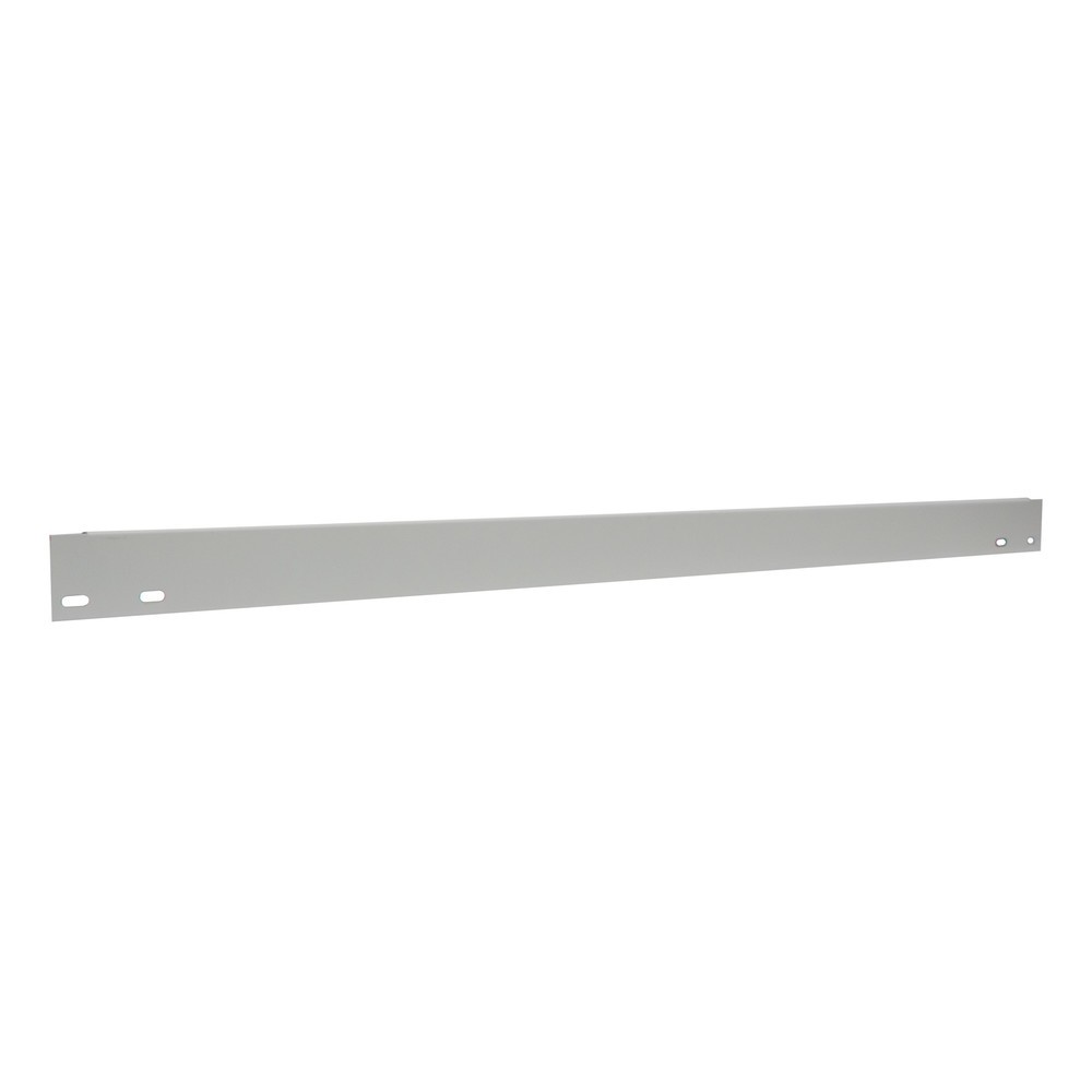 Immagine del prodotto: Barra di arresto per scaffalature a ripiani SCHULTE, grigio chiaro, HxW 55 x 1.300 mm