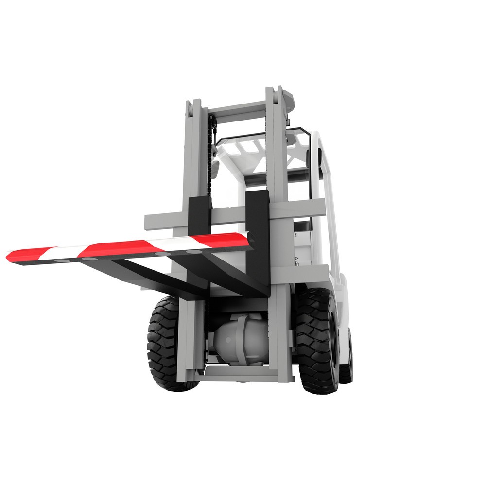 Immagine del prodotto n. 4: Barra di segnalazione VETTER® ZEBRA per forche con magneti, AxLuxP 80 x 1.000 x 45 mm