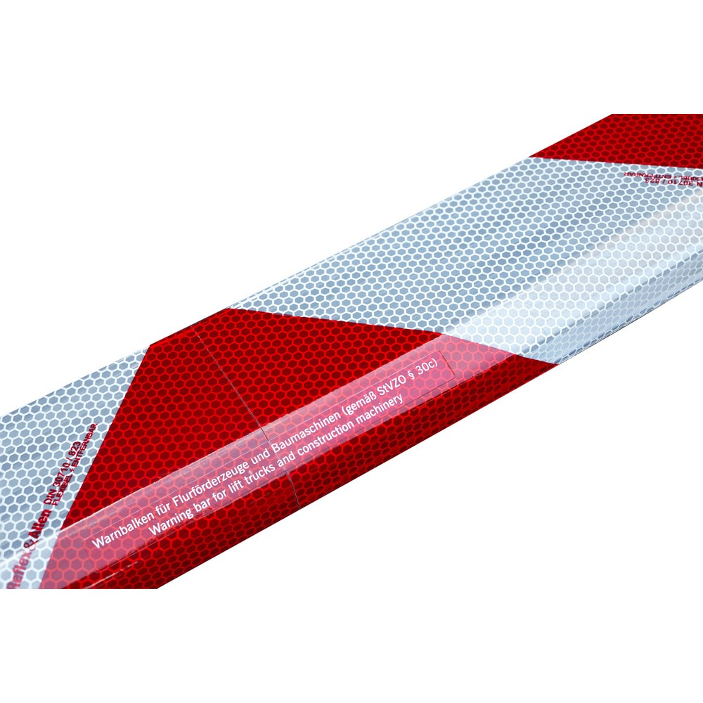 Immagine del prodotto n. 2: Barra di segnalazione VETTER® ZEBRA per forche con magneti, AxLuxP 80 x 1.000 x 45 mm