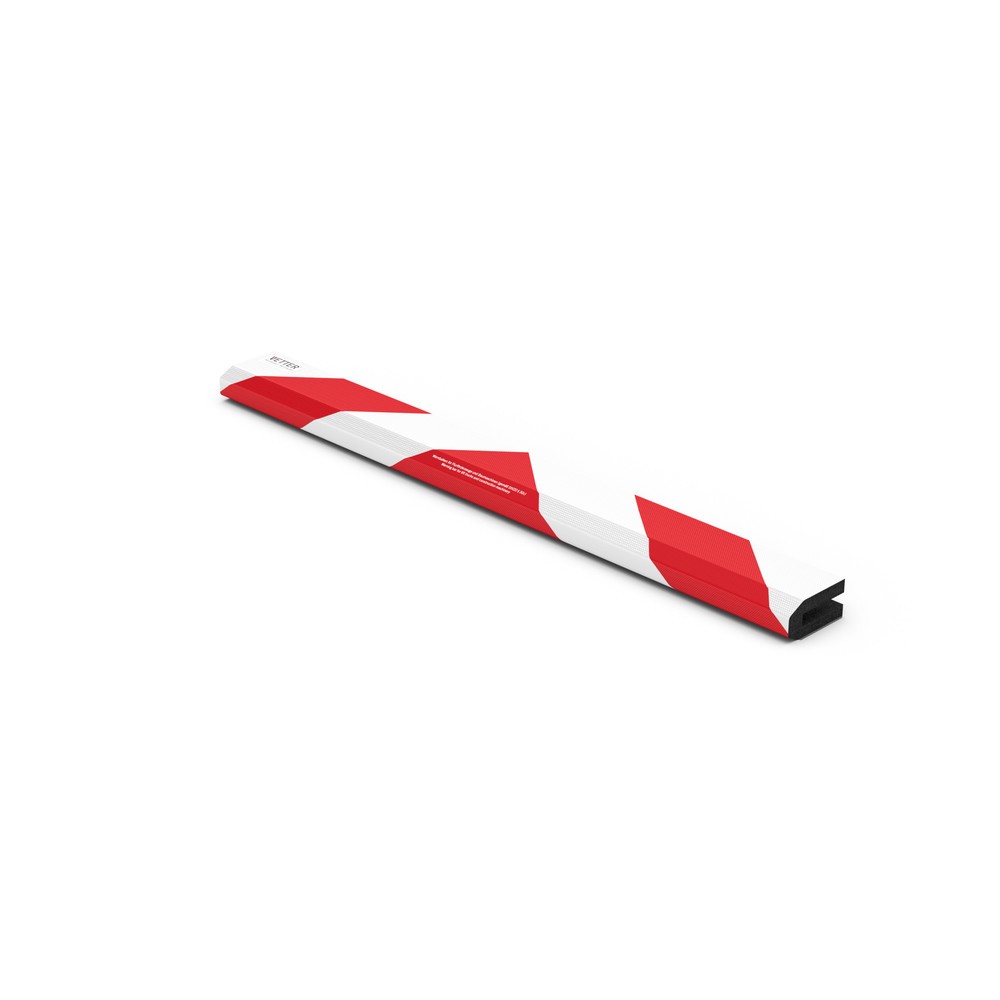 Immagine del prodotto: Barra di segnalazione VETTER® ZEBRA per forche con magneti, AxLuxP 80 x 1.000 x 45 mm