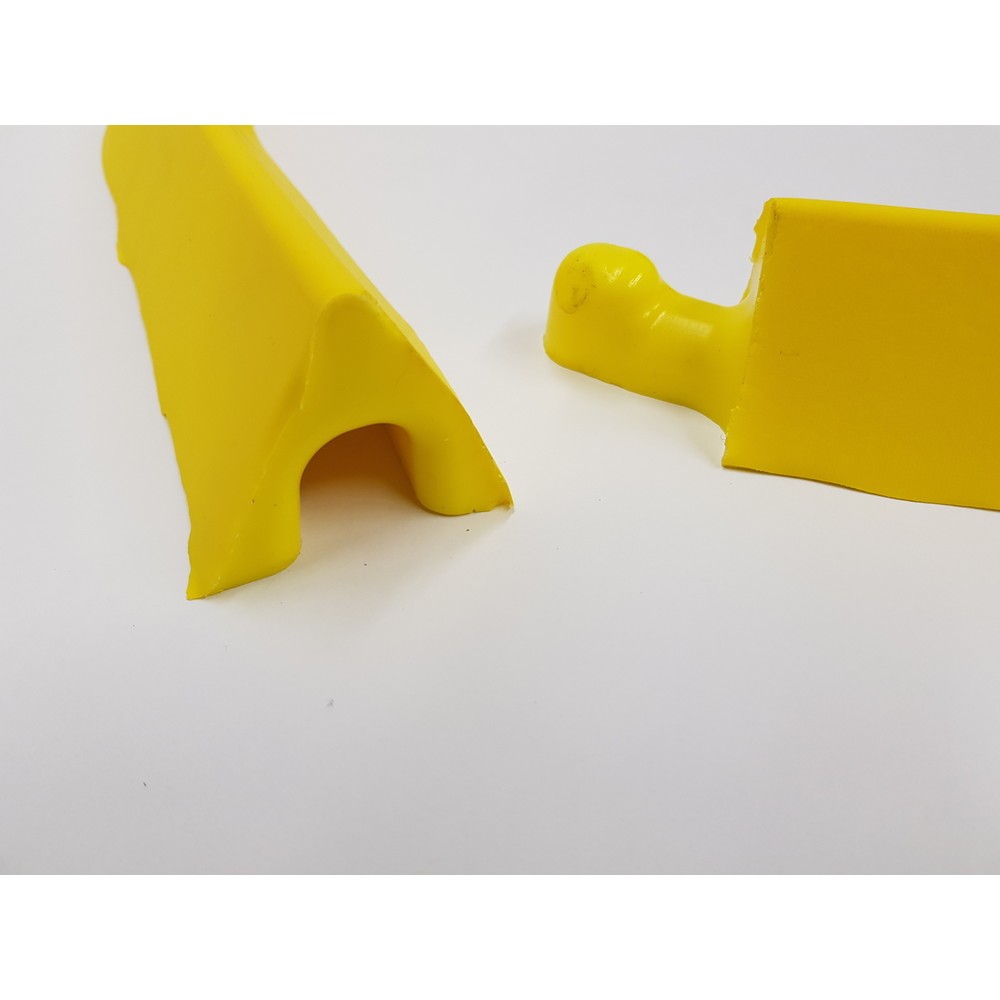 Immagine del prodotto n. 2: Barriera di arginamento, protezione per canali riutilizzabile, LxLxA 2.000 x 50 x 60 mm