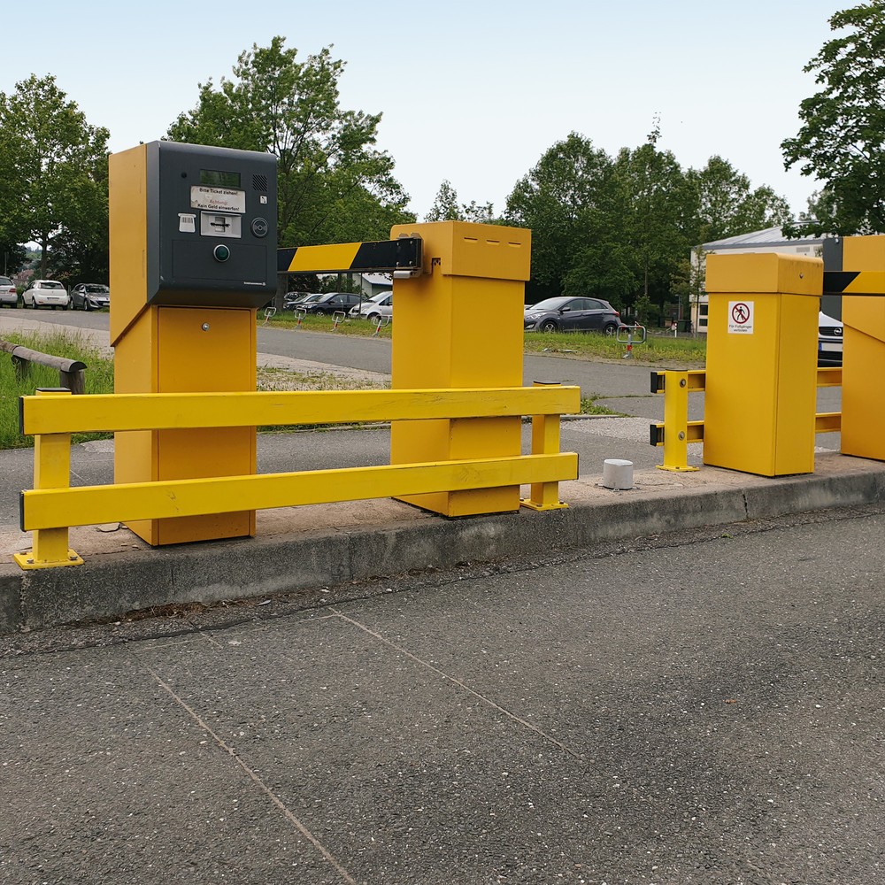 Immagine del prodotto n. 2: Barriera protettiva profilo a C, per esterni, zincata + rivestita in plastica, lunghezza 2.000 mm