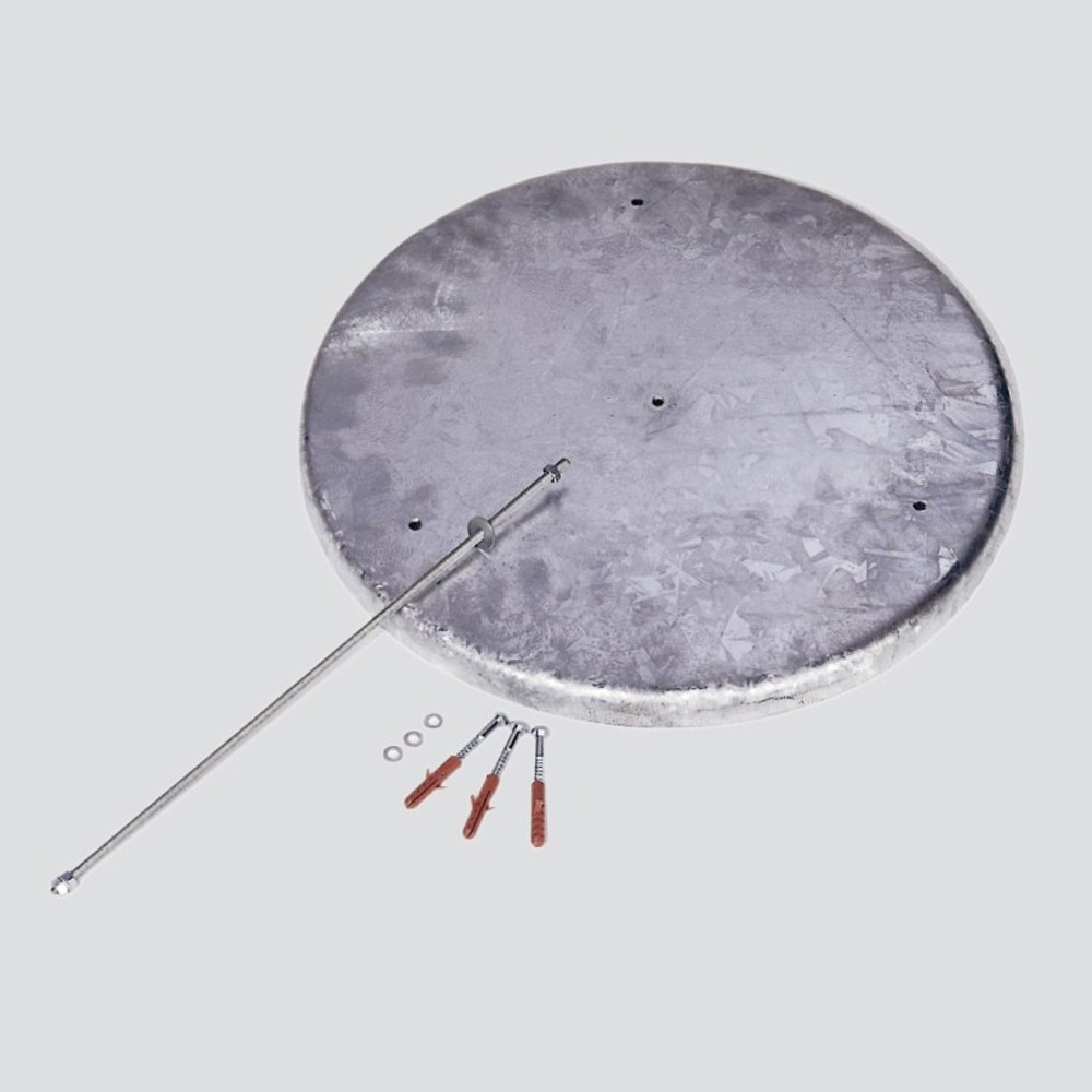 Immagine del prodotto: Base per posacenere a colonna VAR® CLASSIC, incl. materiale per montaggio