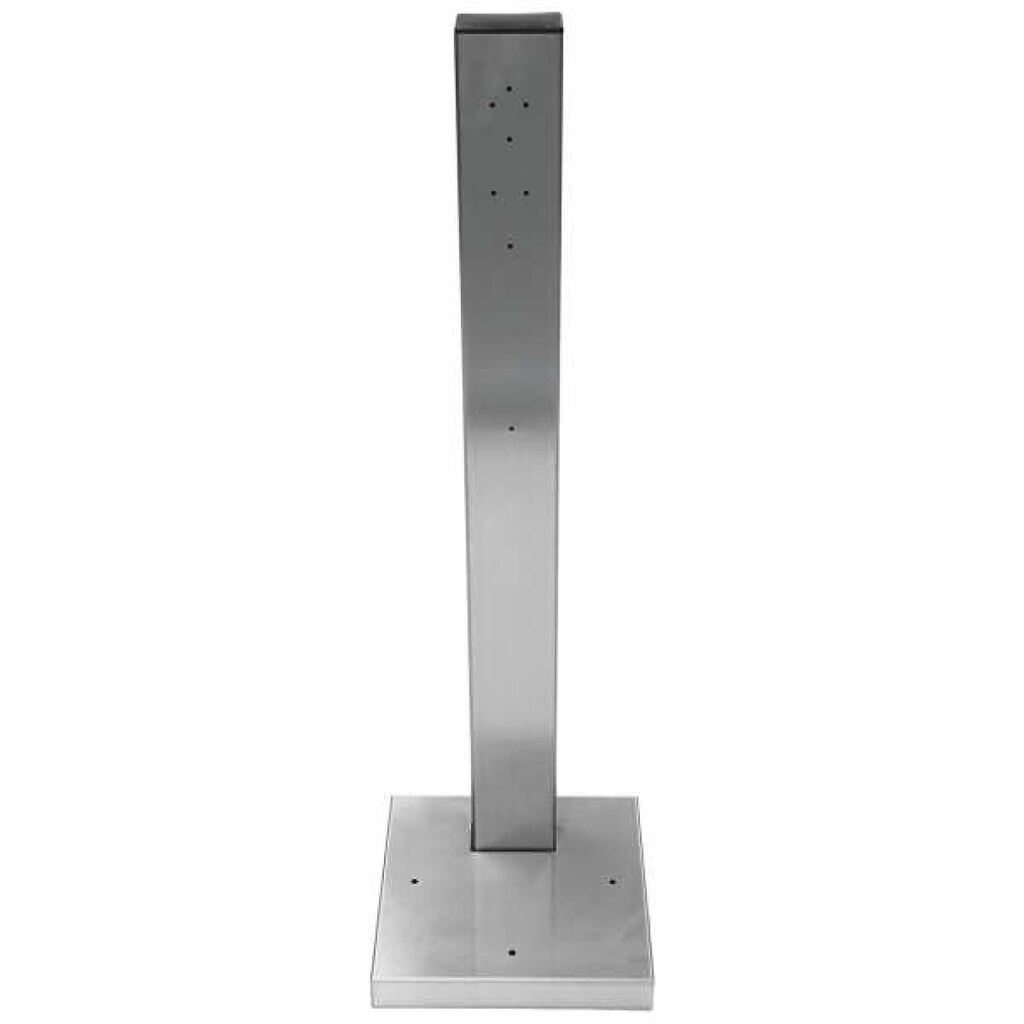 Base per posacenere da parete in acciaio inox, quadrata Immagine del prodotto: Base per posacenere da parete in acciaio inox, quadrata