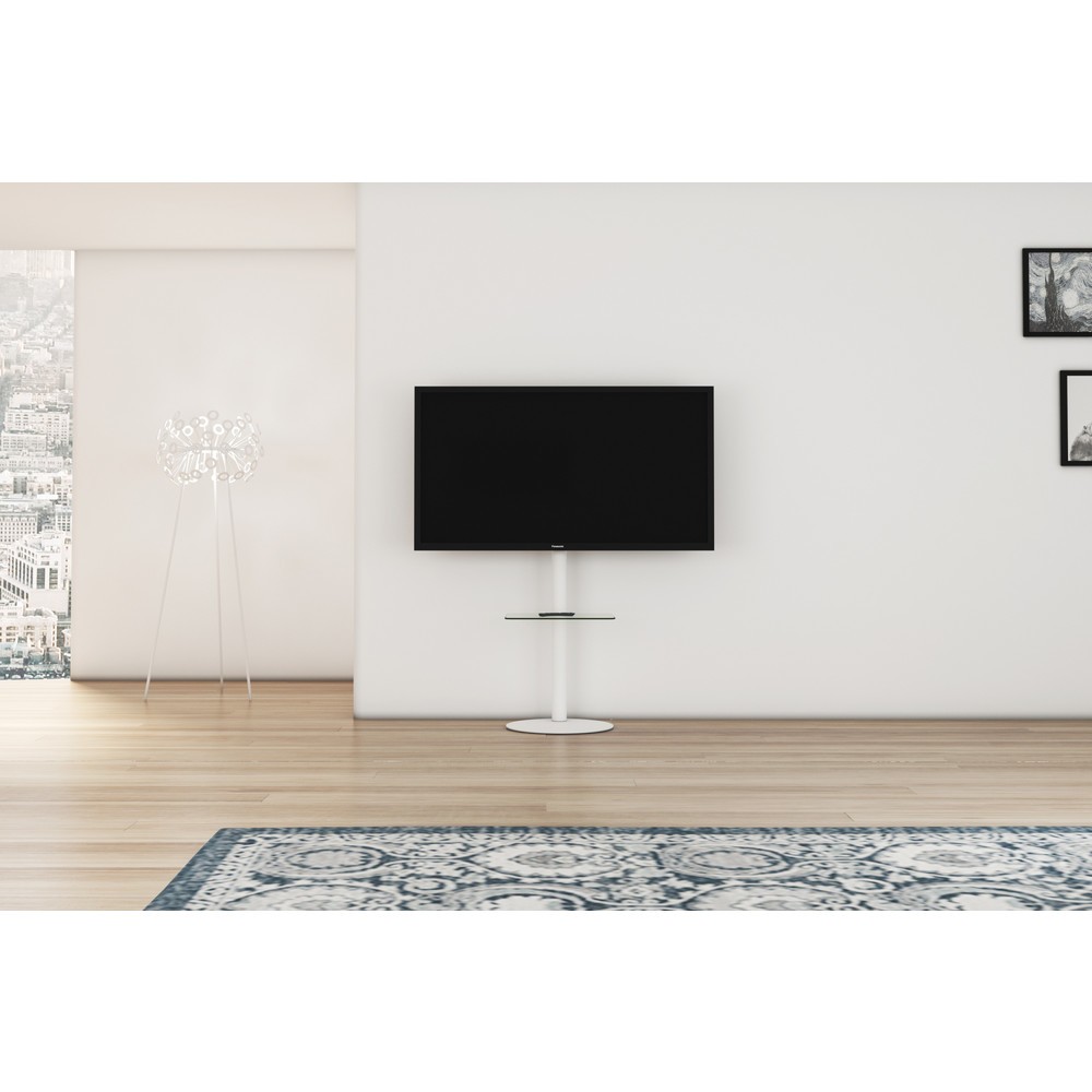 Immagine del prodotto n. 4: Base per TV Cirla con ripiano intermedio, bianco
