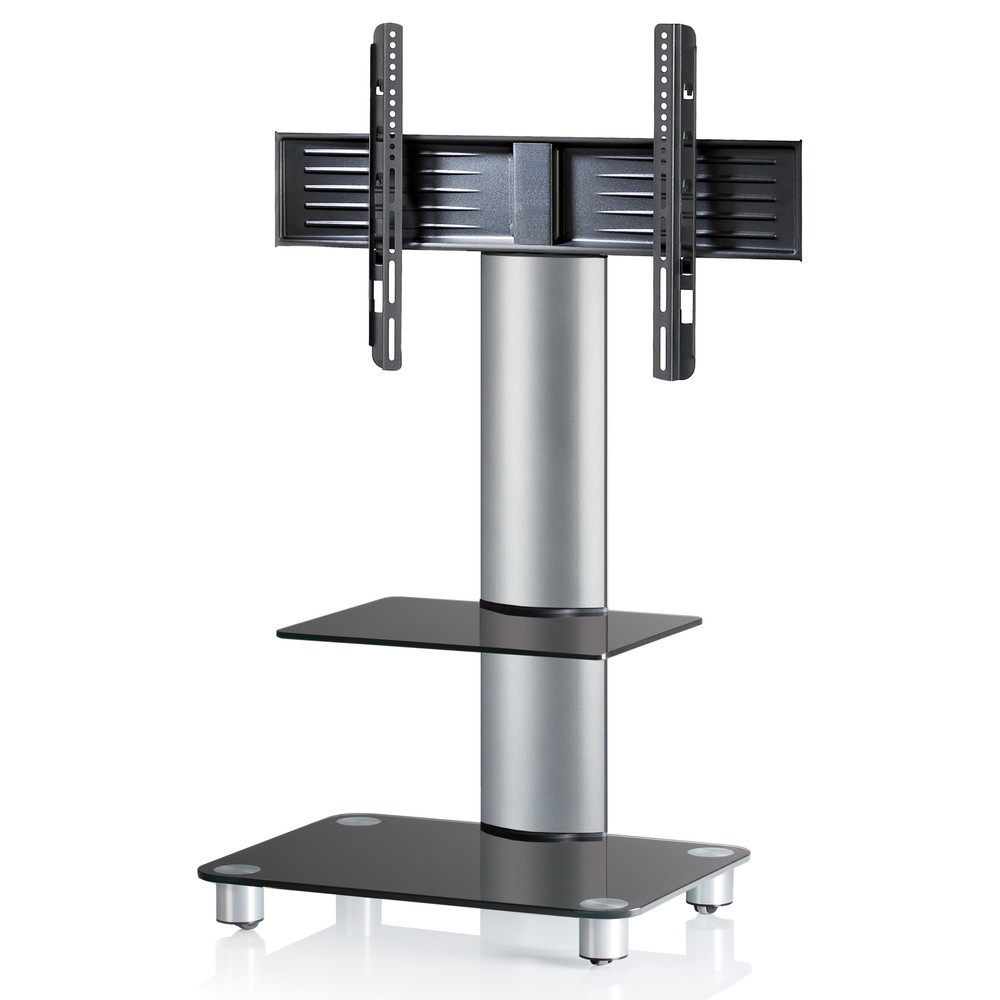 Immagine del prodotto n. 1: Base per TV Tosal con ripiano intermedio, argento