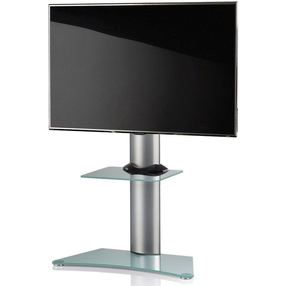 Immagine del prodotto n. 2: Base per TV Zental con ripiano intermedio, argento
