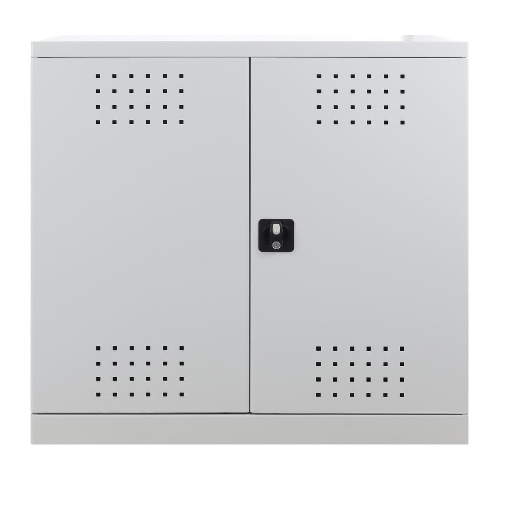 Immagine del prodotto n. 2: BASIC Armadietto per sostanze chimiche nocive per l’ambiente, HxLxP 1.000 x 1.000 x 500 mm, 2 vasche di raccolta