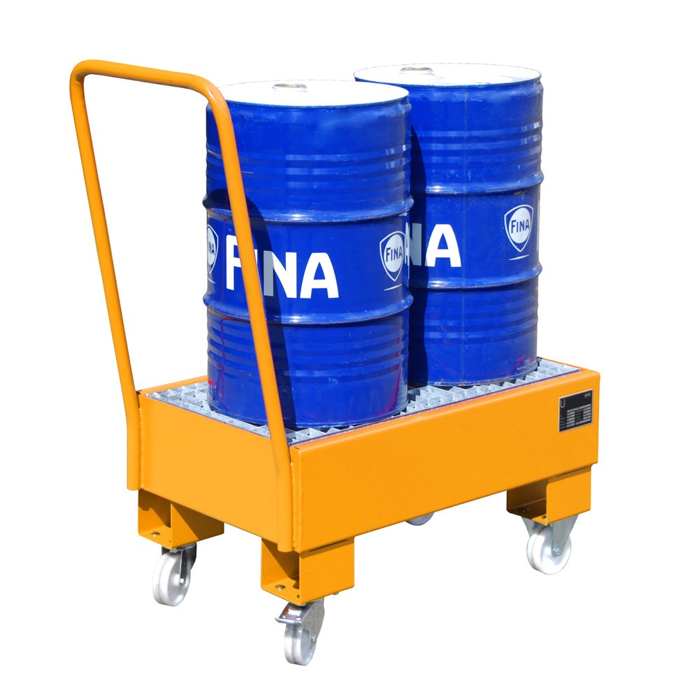 Bauer® Vasca di raccolta in lamiera d’acciaio, spostabile