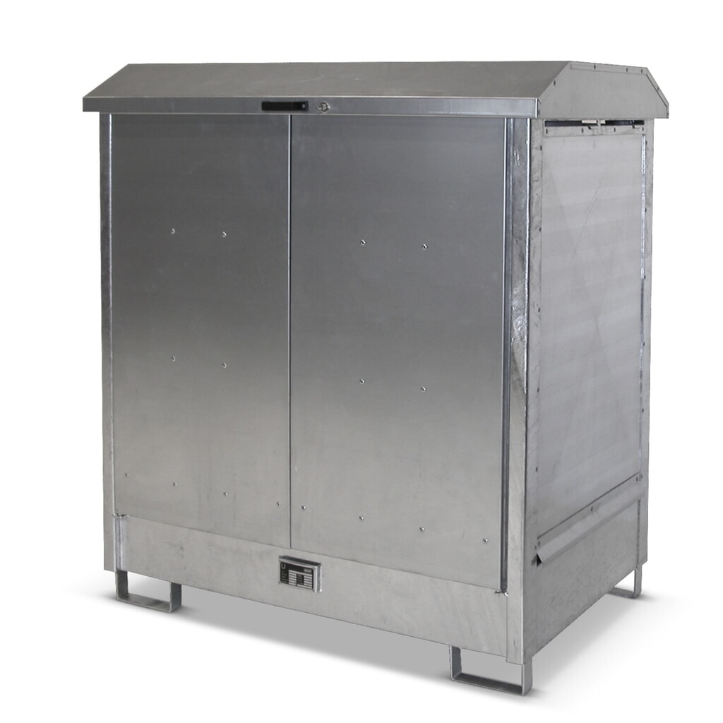 Immagine del prodotto: Bauer® Deposito di sostanze pericolose GD-N, incl. vasca di raccolta per 2x 200 l, AxLxP 1.610 x 1.440 x 1.015 mm