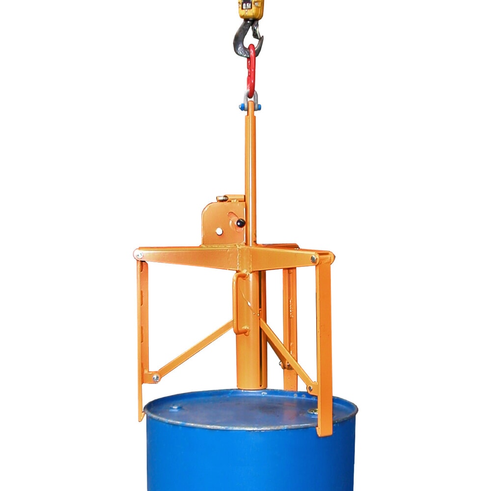 Immagine del prodotto: Bauer® pinza per fusti 3P, sistema di serraggio a 3 punti, portata 400 kg, verniciata, giallo arancio