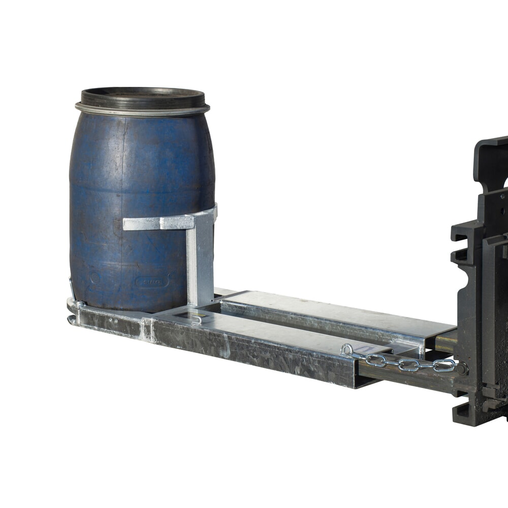 Immagine del prodotto n. 2: Bauer® pinza per fusti FH-I 120 per fusti in materiale plastico, attacco per carrello elevatore, zincata a caldo