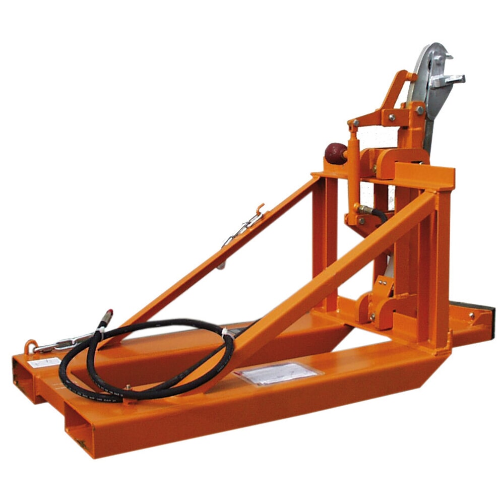 Immagine del prodotto: Bauer® pinza per fusti RS adatta a diversi tipi di fusti, verniciata, attacco per carrello elevatore, giallo arancio