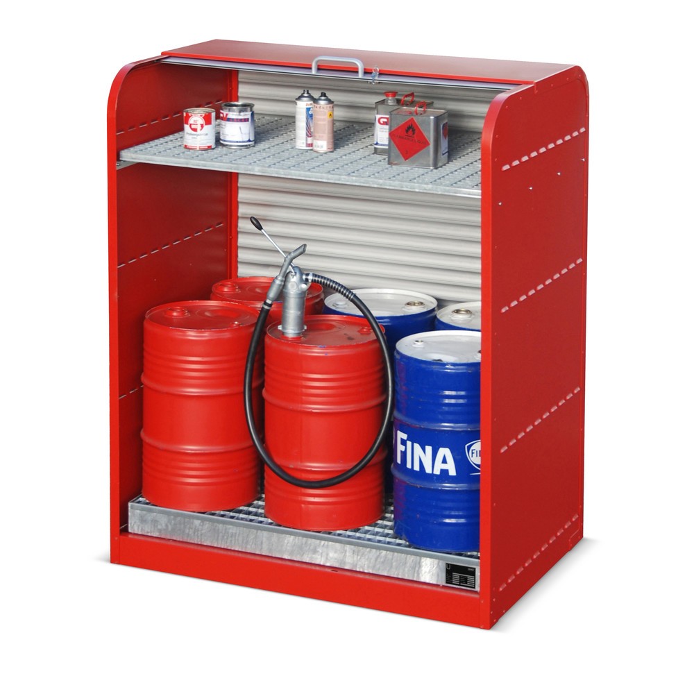 Immagine del prodotto n. 2: Armadio a serranda per sostanze pericolose RSG2, incl. vasca di raccolta per 6x 60 l
