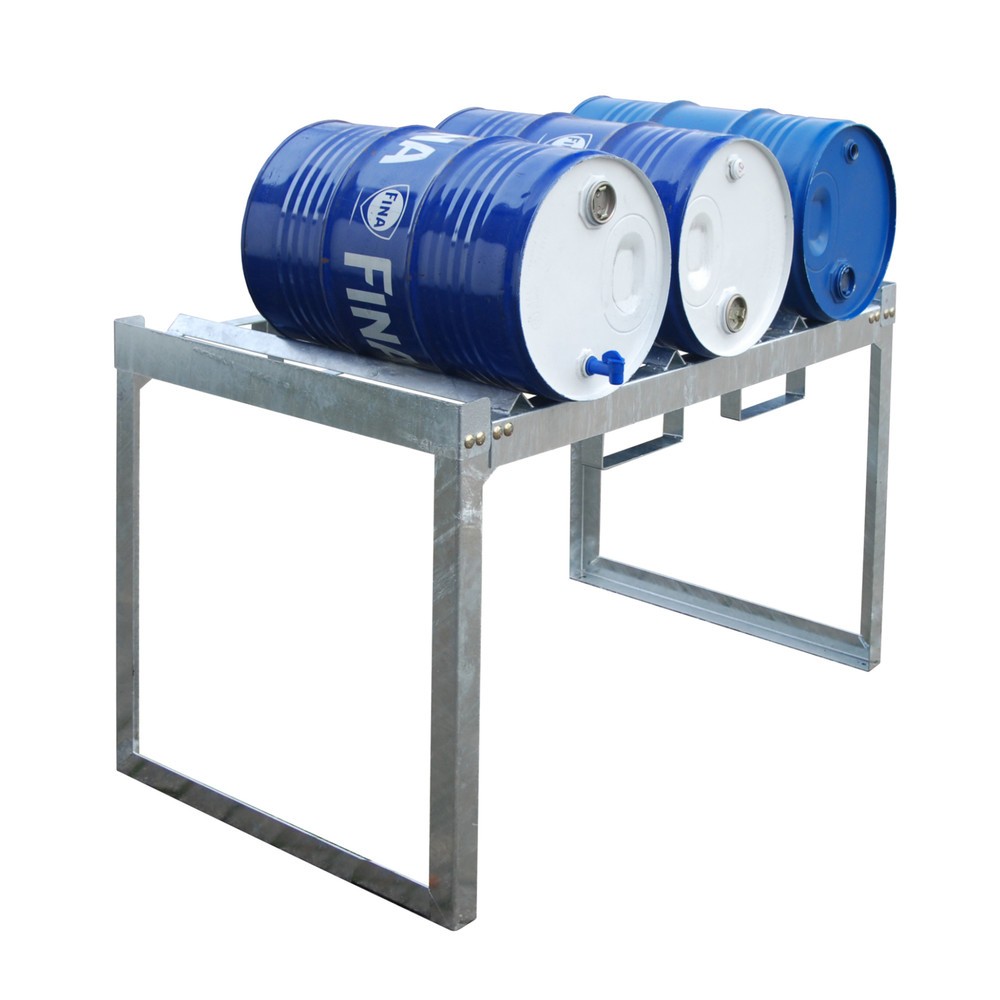 Immagine del prodotto n. 2: Bauer® Sistema di scaffalatura per fusti modulare, AxLxP 780 x 1.310 x 800 mm, per 3 fusti da 60 l