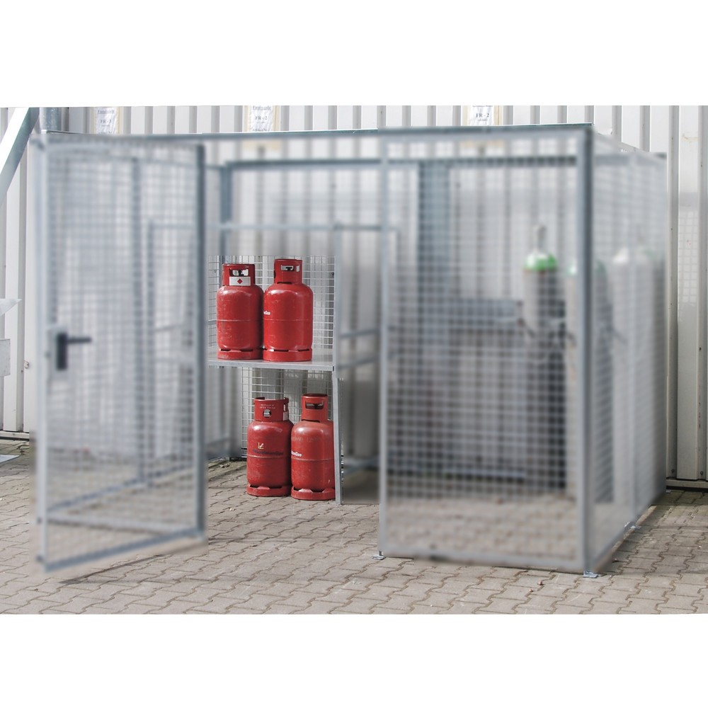 Immagine del prodotto n. 2: Bauer® Telaio per contenitore di stoccaggio bombole gas TRG 280, AxLxP 850 x 1.300 x 1.000 mm
