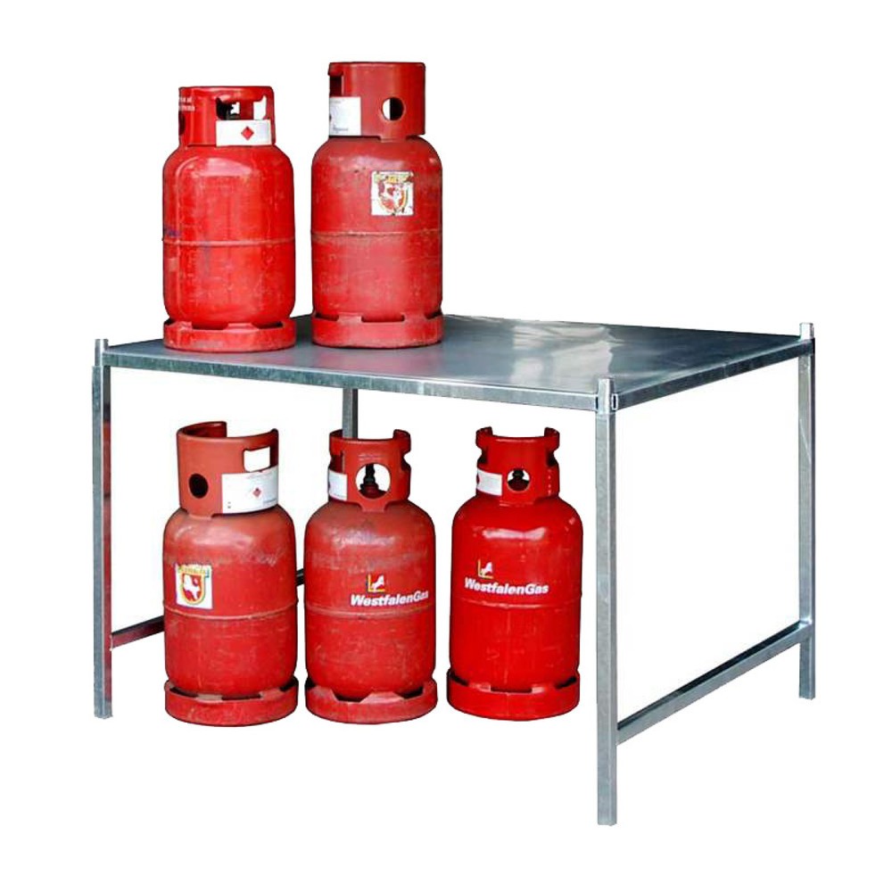 Immagine del prodotto n. 1: Bauer® Telaio per contenitore di stoccaggio bombole gas TRG 280, AxLxP 850 x 1.300 x 1.000 mm
