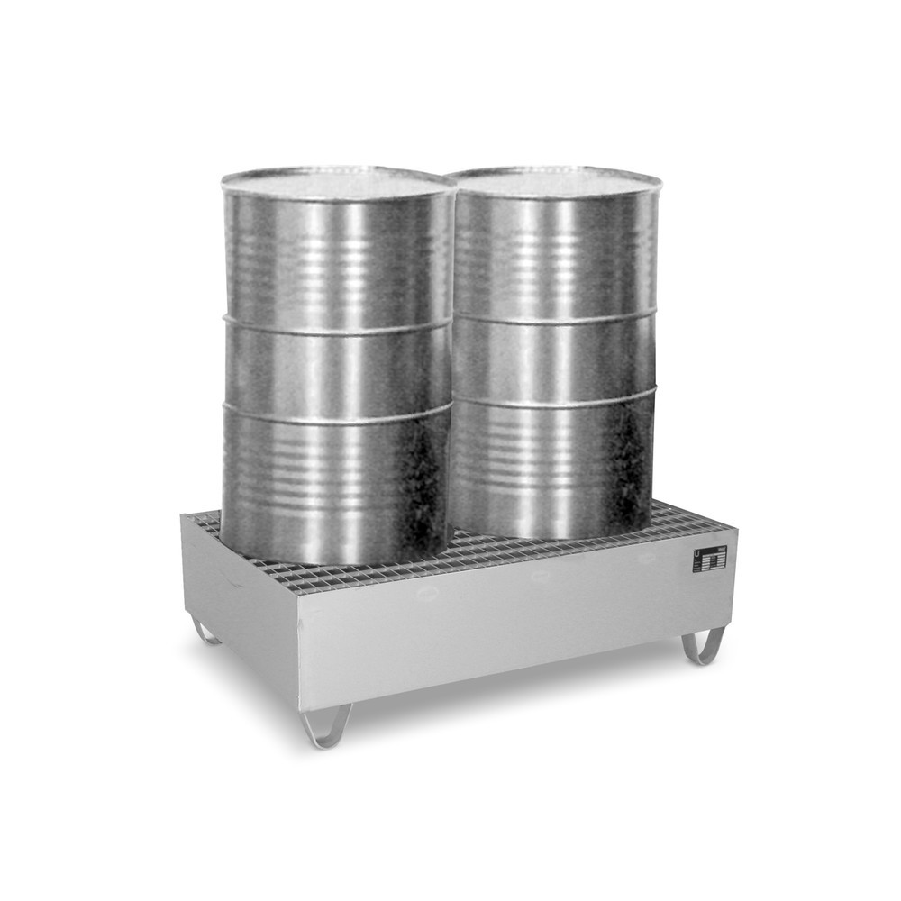 Immagine del prodotto: Bauer® Vasca di raccolta in acciaio inox, AxLxP 360 x 800 x 1.200 mm, 2x 200 l