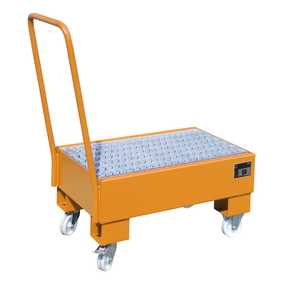 Immagine del prodotto n. 2: Bauer® Vasca di raccolta, mobile, 2x 60 l, verticale, volume di raccolta 61 l, arancio giallastro