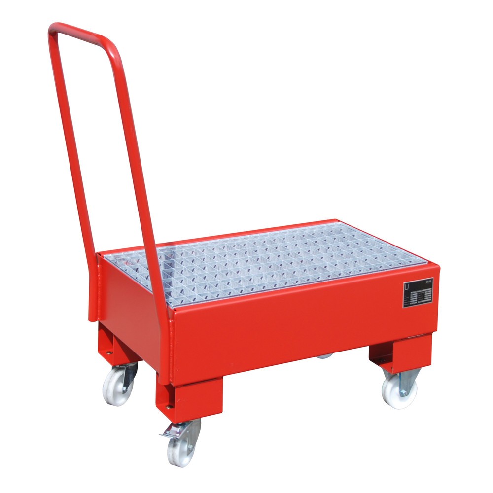 Immagine del prodotto n. 2: Bauer® Vasca di raccolta, mobile, 2x 60 l, verticale, volume di raccolta 61 l, rosso fuoco