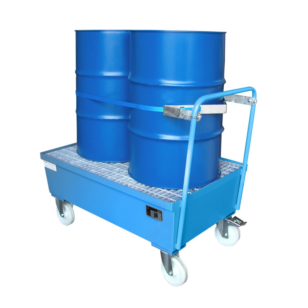 Immagine del prodotto n. 2: Bauer® Vasca di raccolta, mobile, 2x 200 l, verticale, volume di raccolta 225 l, azzurro