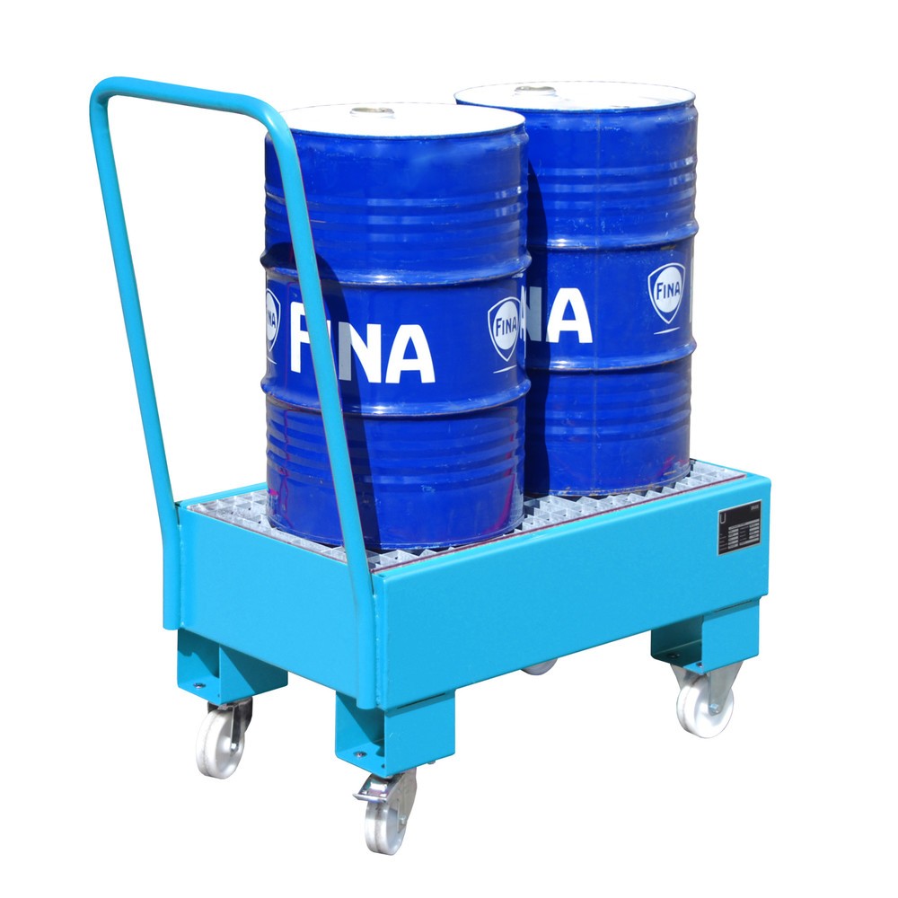 Immagine del prodotto n. 2: Bauer® Vasca di raccolta, mobile, 2x 60 l, verticale, volume di raccolta 61 l, azzurro
