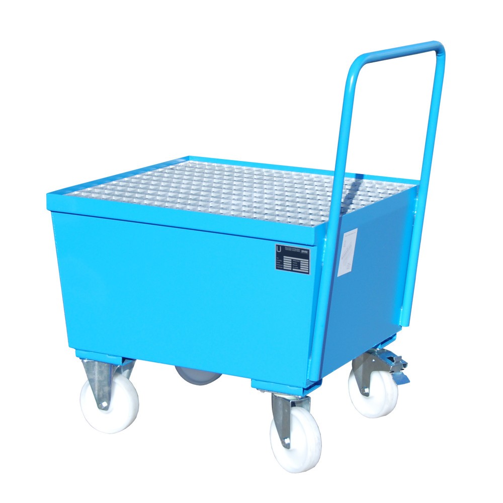 Immagine del prodotto n. 2: Bauer® Vasca di raccolta, mobile, 1x 200 l, verticale, volume di raccolta 215 l, azzurro