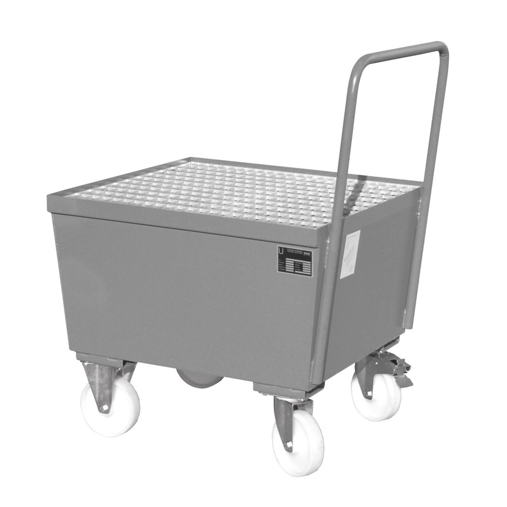 Immagine del prodotto: Bauer® Vasca di raccolta, mobile, 1x 200 l, verticale, volume di raccolta 215 l, grigio topo