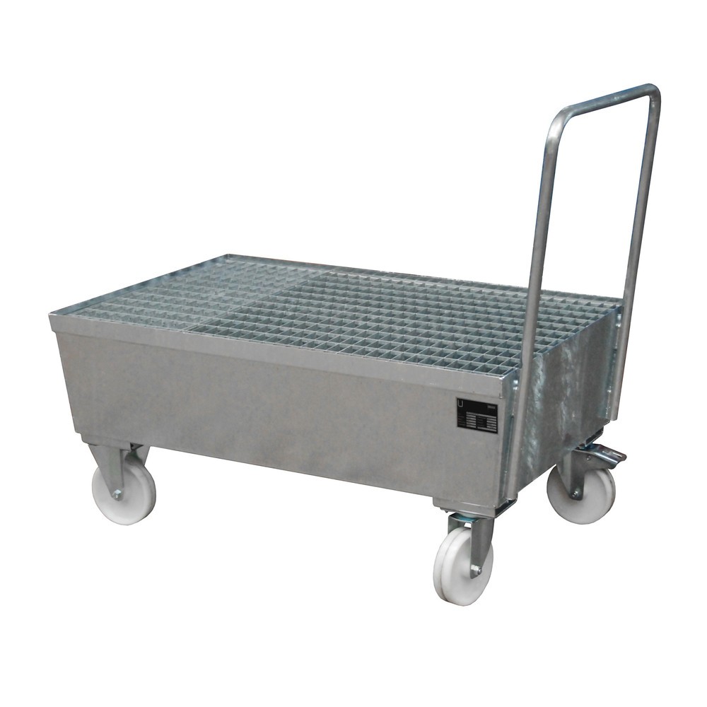Immagine del prodotto: Bauer® Vasca di raccolta, mobile, 2x 200 l, verticale, volume di raccolta 225 l, zincatura a caldo