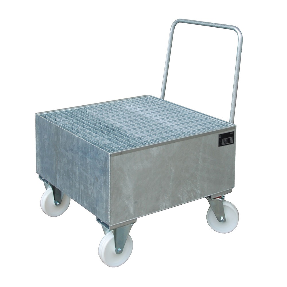 Immagine del prodotto: Bauer® Vasca di raccolta, mobile, 1x 200 l, verticale, volume di raccolta 203 l, zincatura a caldo
