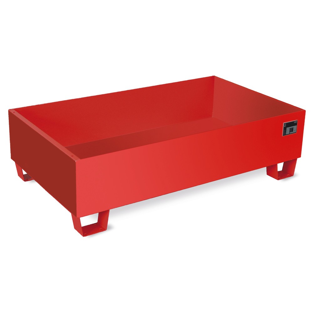 Immagine del prodotto: Bauer® Vasca di raccolta modulo MAW, lamiera d’acciaio, AxLxP 365 x 735 x 1.290 mm, rosso fuoco