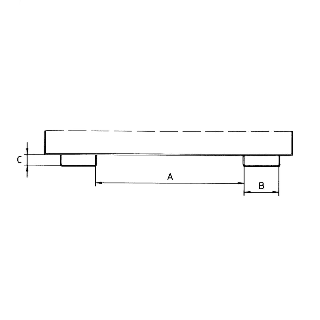 Contenitore ribaltabile, basso, volume 0,6 m³ Immagine del prodotto n. 2: Contenitore ribaltabile, basso, volume 0,6 m³