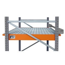 Immagine del prodotto n. 1: Bauer® Vasca sospesa in acciaio, incl. Griglia, per lunghezza del supporto 1.800 mm, giallo arancio