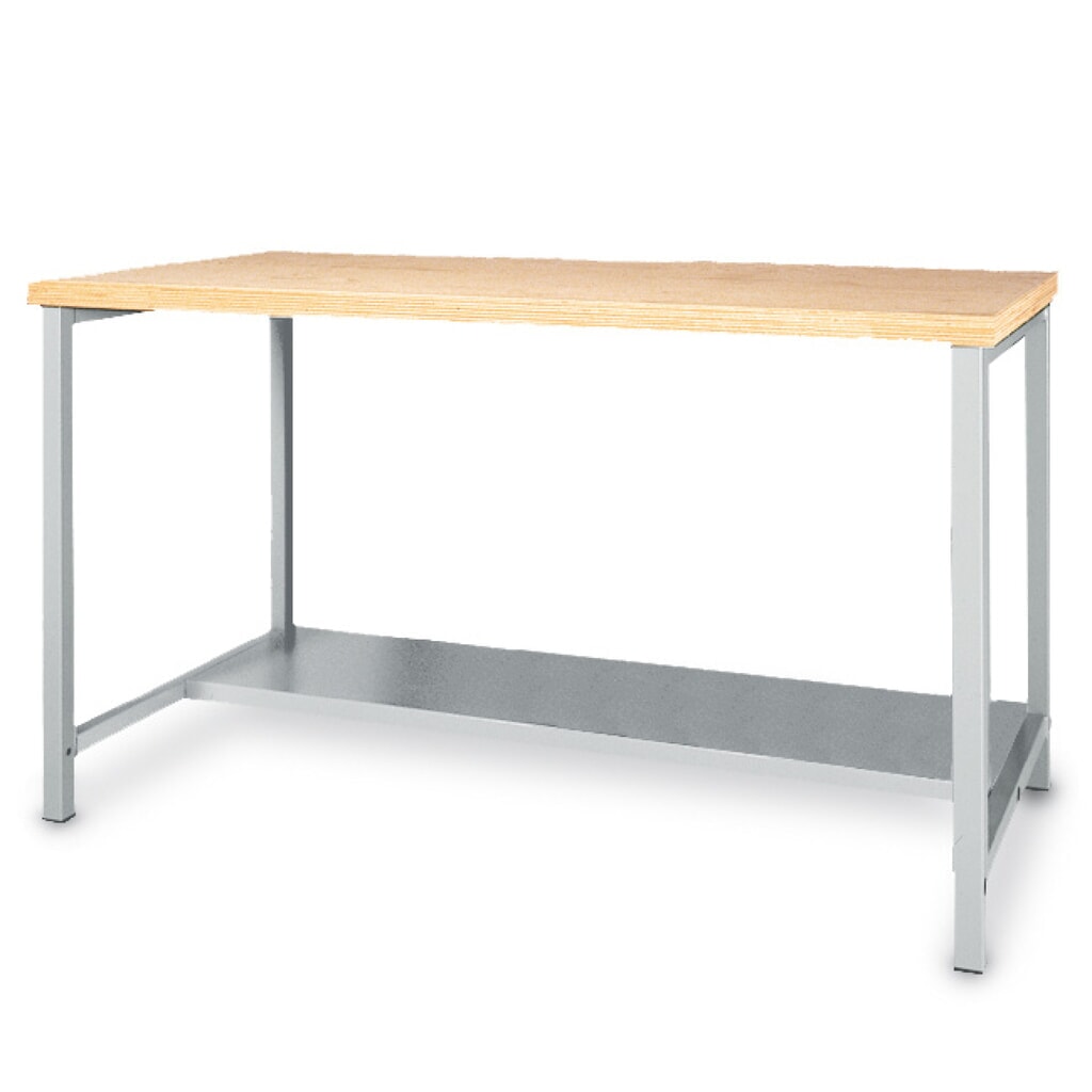 Bedrunka+Hirth Tavolo da lavoro con vano portaoggetti, portata 200 kg, AxLxP 859 x 1.500 x 750 mm Immagine del prodotto n. 1: Bedrunka+Hirth Tavolo da lavoro con vano portaoggetti, portata 200 kg, AxLxP 859 x 1.500 x 750 mm
