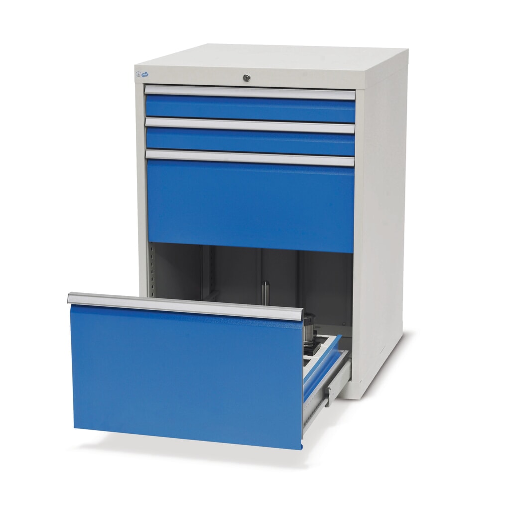 Immagine del prodotto n. 1: Bedrunka+Hirth Cassettiera per utensili CNC, 1 cassetto, AxLxP 1.019 x 705 x 736 mm, SK 30 (35 pezzi)