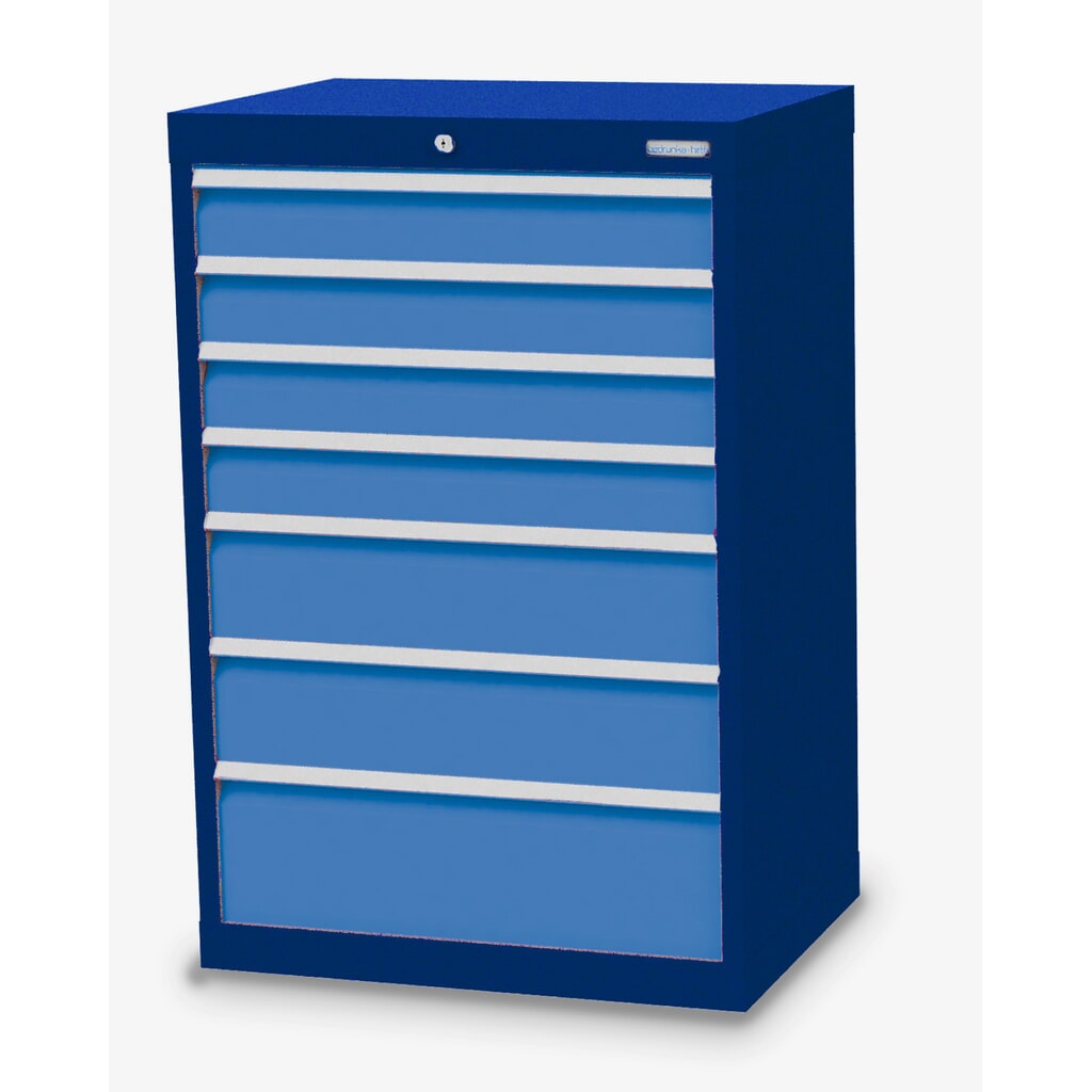 Bedrunka+Hirth Cassettiera professionale, cassetti 4x100 + 2x150 + 1x200 mm, AxLxP 1.019 x 680 x 500 mm, Blu genziana, Blu luce Immagine del prodotto: Bedrunka+Hirth Cassettiera professionale, cassetti 4x100 + 2x150 + 1x200 mm, AxLxP 1.019 x 680 x 500 mm, Blu genziana, Blu luce