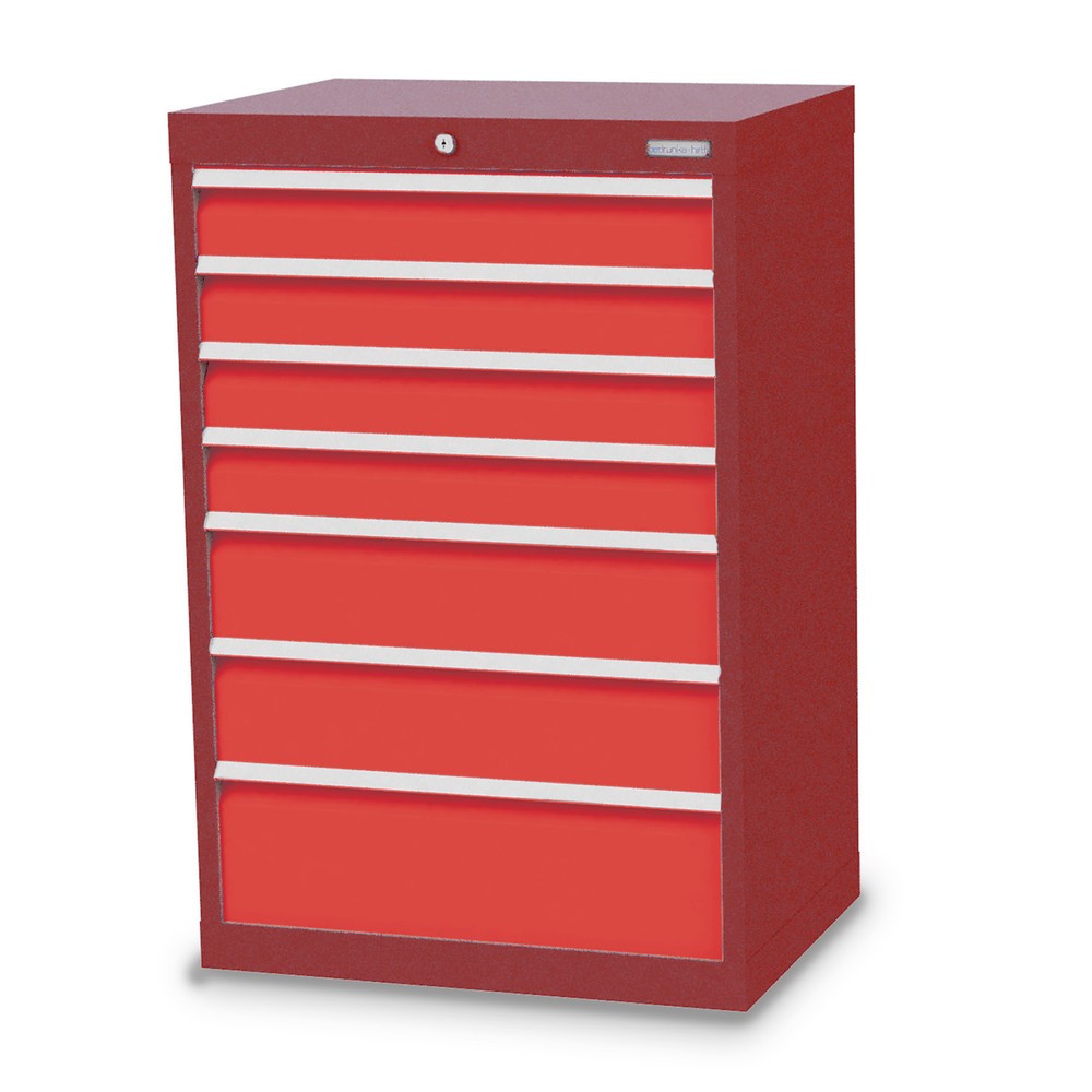 Bedrunka+Hirth Cassettiera professionale, cassetti 4x100 + 2x150 + 1x200 mm, AxLxP 1.019 x 680 x 500 mm