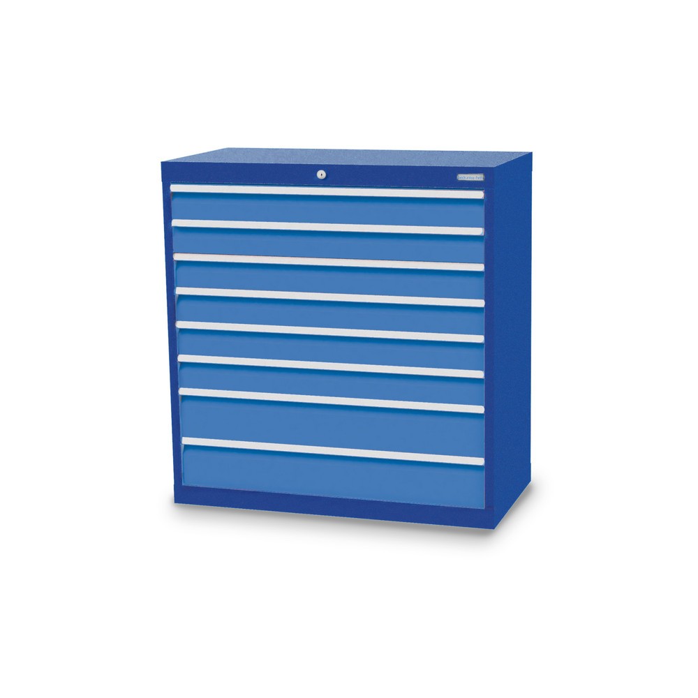 Bedrunka+Hirth Cassettiera professionale, cassetti 6x100 + 2x150 mm, AxLxP 1.019 x 980 x 500 mm, Blu genziana, Blu luce Immagine del prodotto: Bedrunka+Hirth Cassettiera professionale, cassetti 6x100 + 2x150 mm, AxLxP 1.019 x 980 x 500 mm, Blu genziana, Blu luce