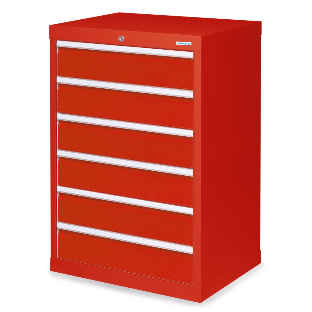 Bedrunka+Hirth Cassettiera professionale, cassetti 6x150 mm, AxLxP 1.019 x 680 x 500 mm
