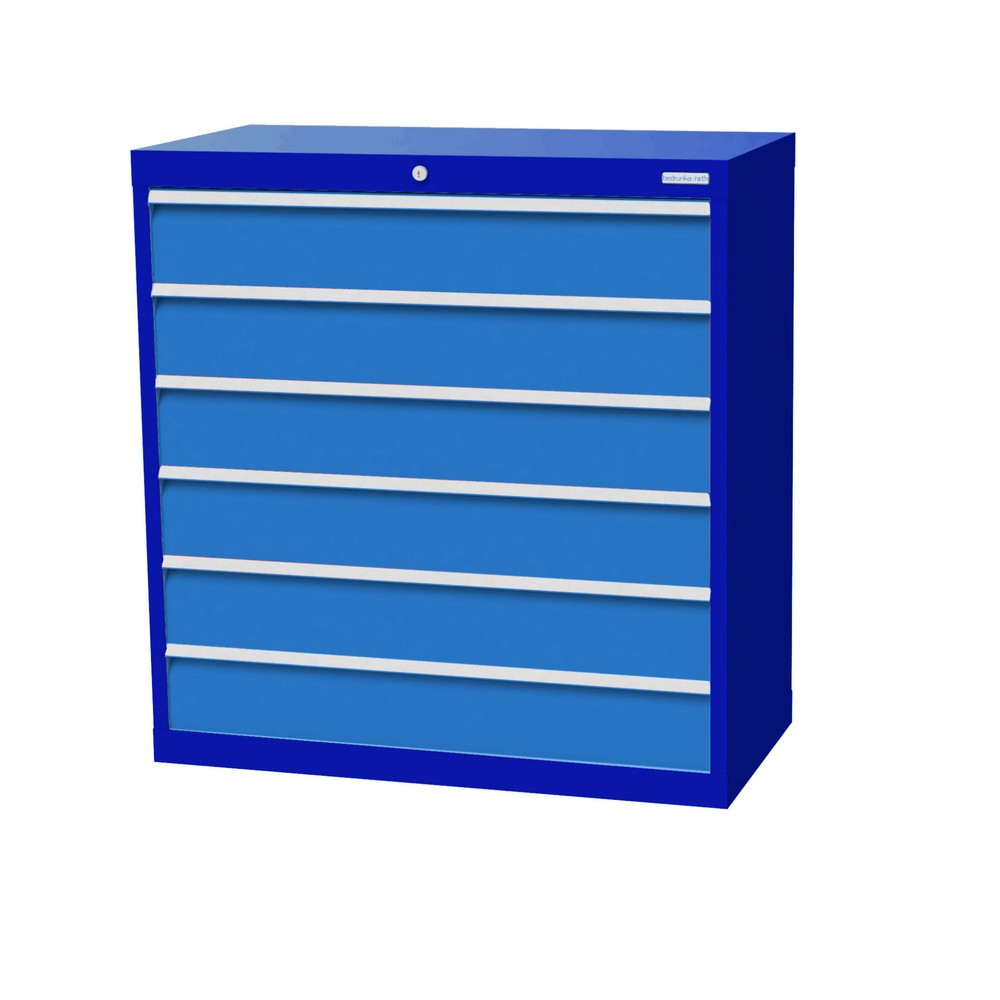 Bedrunka+Hirth Cassettiera professionale, cassetti 6x150 mm, AxLxP 1.019 x 980 x 500 mm, Blu genziana, Blu luce Immagine del prodotto: Bedrunka+Hirth Cassettiera professionale, cassetti 6x150 mm, AxLxP 1.019 x 980 x 500 mm, Blu genziana, Blu luce