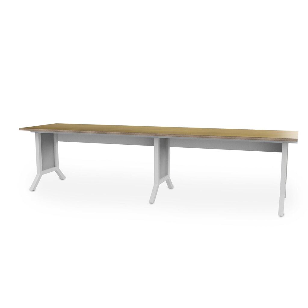 Immagine del prodotto: Bedrunka+Hirth Set per sistema postazione di lavoro, in 2 pezzi, regolazione in altezza con morsetti, grigio finestra