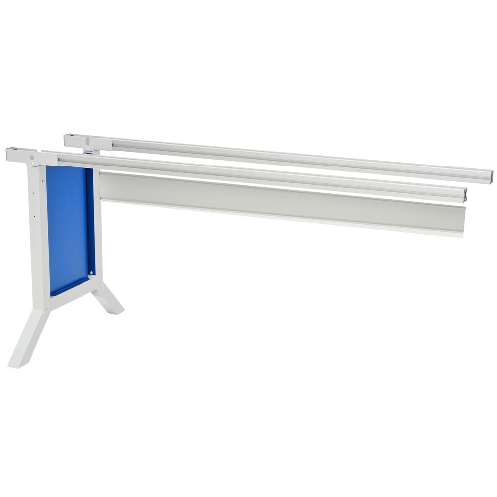 Immagine del prodotto n. 1: Bedrunka+Hirth Sistema postazione di lavoro, postazione di lavoro, regolazione in altezza con morsetti, Blu luce